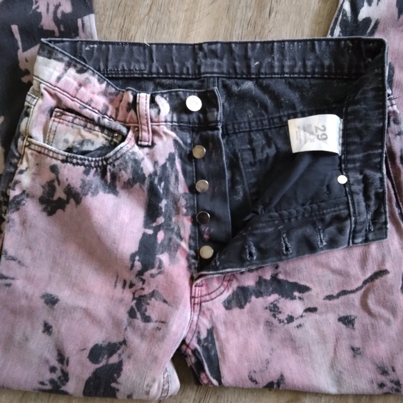 MNML -MENS ACID WASH JEANS SIZE 29 - Picture 3 of 7